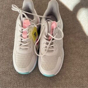 Target Kids Sneakers in Light Gray and Pink